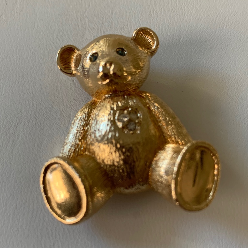 Bear Brooch Pin 30$